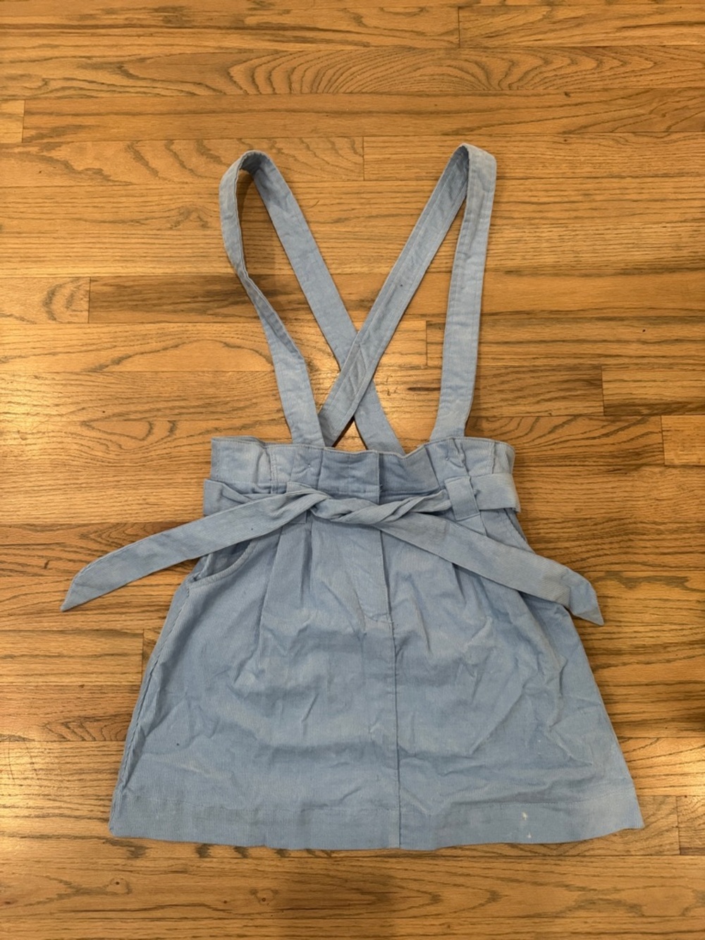Urban Outfitters Baby Blue Corduroy Pinafore